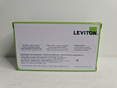 Leviton 688-W, 125 V, 15A, NEMA 5-15R, White, Clock Hanger Receptacle New