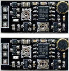 2PCS DC Voice Control Delay Switch Miniature Microphone Sound Activated Time