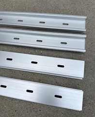 NEW 4pcs IDEC Aluminum DIN Rail 35mm 1m (39”) Low Profile