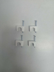 2 Pack White Coaxial Staples – Gardner Bender 50 pc & Monster 6 pc (56 total)