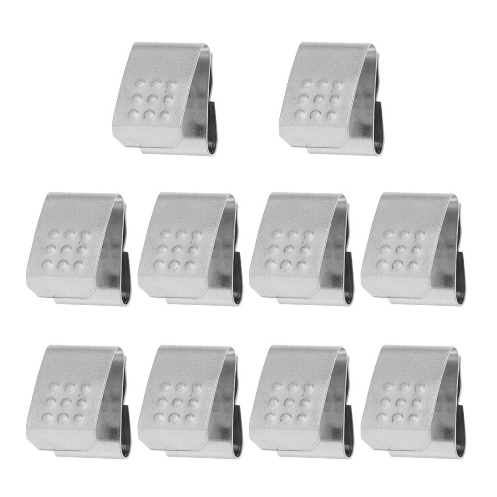 10 Pcs Negative Battery Contact Spring Metal Plate Aa Terminal Connector