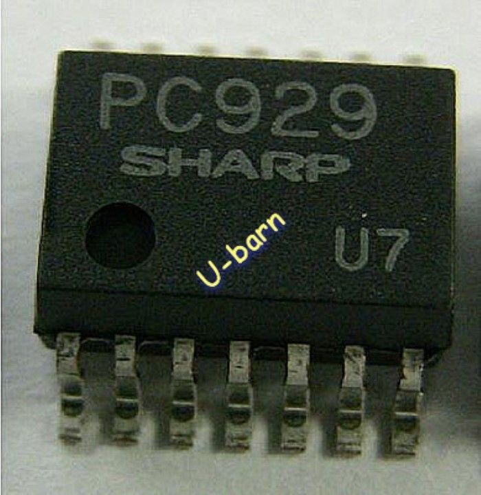 2pcs SHARP PC929 SOP14 Shortcircuit Protector Circuit Built-in Photo RH