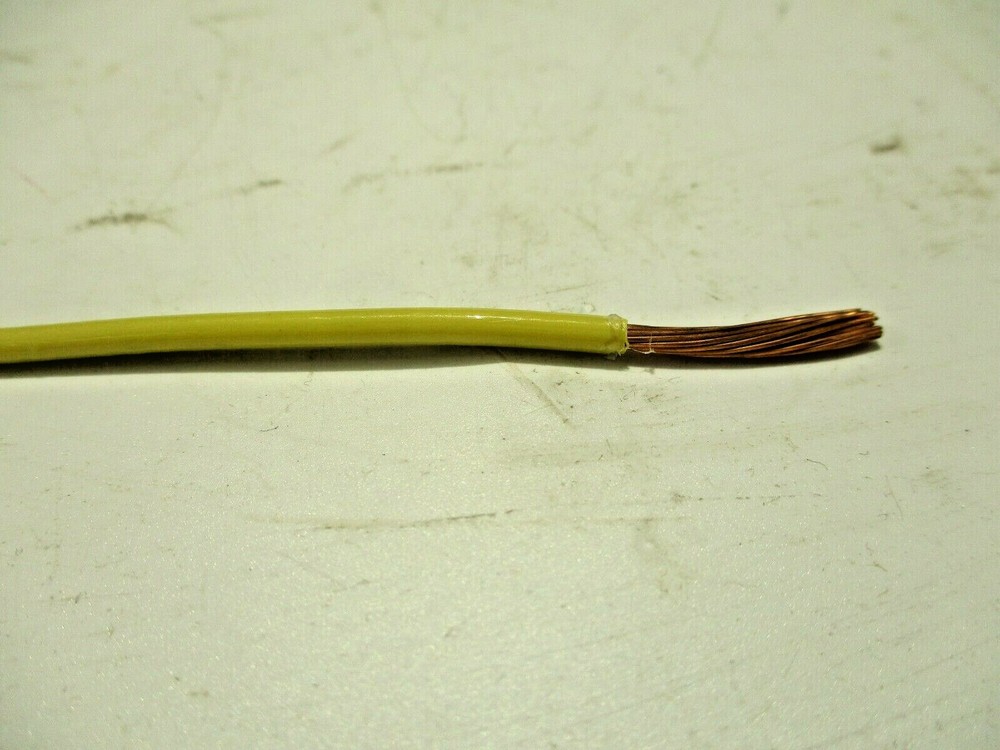 NEW 50’FEET 12AWG YELLOW STRANDED THHN COPPER WIRE