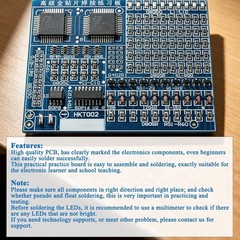 SMD/SMT Components Practice Board – Electronic Project Kits DIY Soldering Ski…