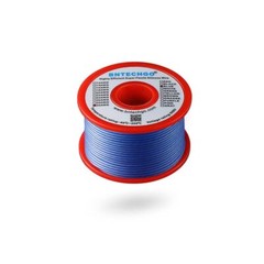 BNTECHGO 30 Gauge Silicone wire spool 50 ft Blue Flexible 30 AWG Stranded Tinned