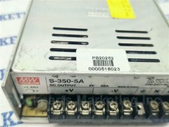 Mean Well S-350-5A S3505A Power Supply 100-120VAC/6.5A 200-240VAC/4.0A 50/60Hz