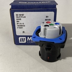 Meltric 22-18167 Inlet Plug DXN20 20A