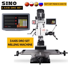 SINO SDS3MS Dro Digital Readou With 3PCS Linear Scale for Lathe Mill CNC Machine