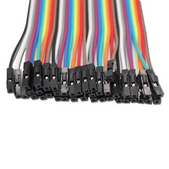 Jumper Wire Male to Female Dupont Line Arduino Breadboard PIC AVR 20cm 20pcs US!