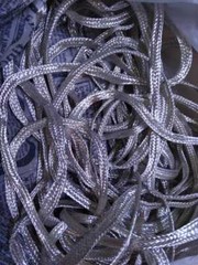 Silver plated copper braided shield sleeve for Speaker or RF cable OD 4/7/8/10mm