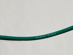 Anixter #14awg GXL SAE J1128 XLPE Automotive “RIGHT TURN” Lead Wire Green /100ft