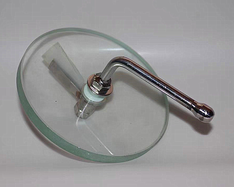 Tempered Sight Glass Sheet Observation Lens with Scraper for Chemical Pipeline