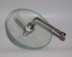 Tempered Sight Glass Sheet Observation Lens with Scraper for Chemical Pipeline