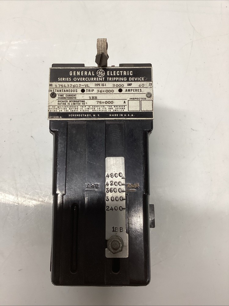General Electric 175L326G2-YL tripping device. U-519