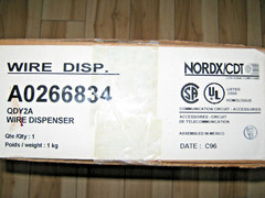 BELDEN/CDT – A0266834 – QDY2A – SMALL BIX WIRE DISPENSER – BEIGE