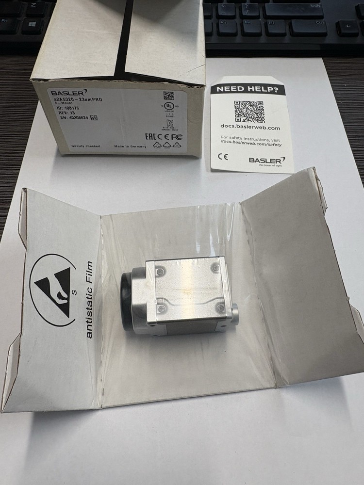 Brand new a2A5320 – 23umPRO BASLER Industrial Camera 5320 x 3032 16.1 MP
