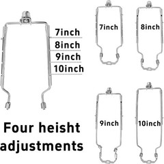 Lamp Shade Harp Kit 7 8 9 10 Inch Adjustable Holder E26 E27 UNO Fitter Hardware