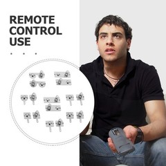 1 Set Durable Metal Battery Spring Contact Plate for Remote Control Silver