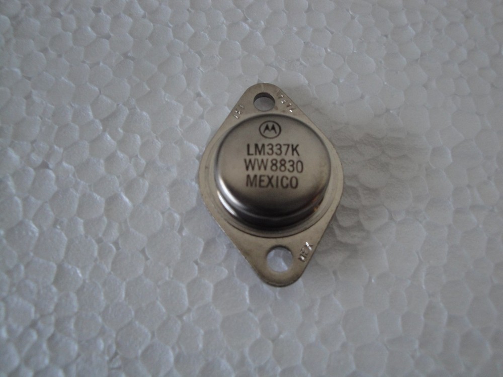 NOS MOTOROLA LM337K – 1.2V-37V – 1.5A Negative Adjustable Voltage Regulator