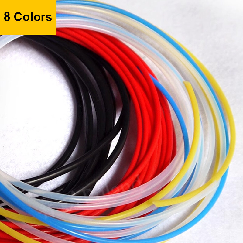 8 Colors PTFE Tube Tubing Pipe Hose 600V High Temp 260℃ ID 0.5~9.6mm OD 1~12.7mm
