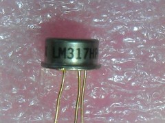 3 PCS NATIONAL LM317HP+ METAL CAN TO-39 ADJUSTABLE VOLTAGE REGULATOR GOLD LEADS