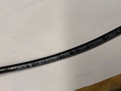 Carol C1103 #22awg RG-59/U Coaxial CCTV Video RF Antenna Camera Cable Black/50ft
