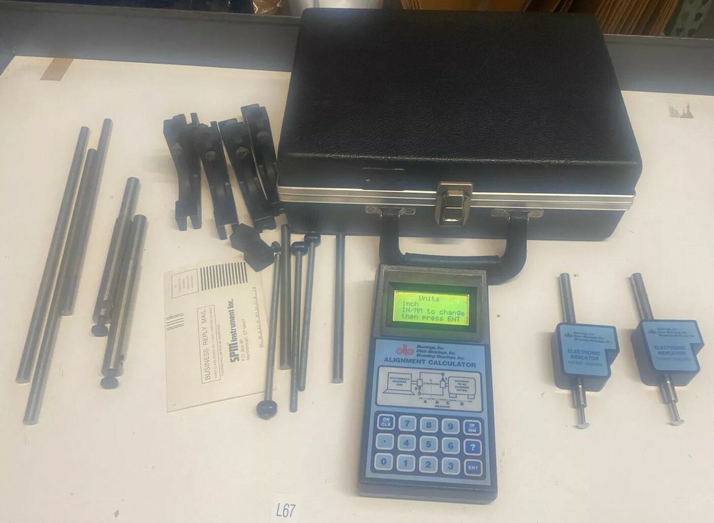SPM Tool Kit Dixie Bearings, Inc. Alignment Calculator Electronic Indicator