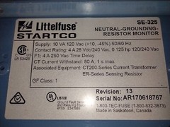 Littelfuse Startco SE-325 Neutral-Grounding-Resistance Monitor