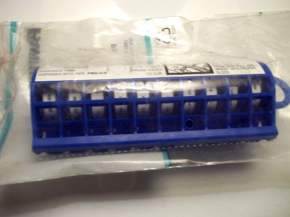 Panduit PMD-0-9 STRONGHOLD PRE-PRINTED MARKER TAPE DISPENSER ONE ROLL EACH REEL