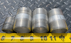 Aluminum – Nipple, (3x) 1-1/2″ x 3″ & (1x) 1″ Close, Aluminum Conduit Nipple