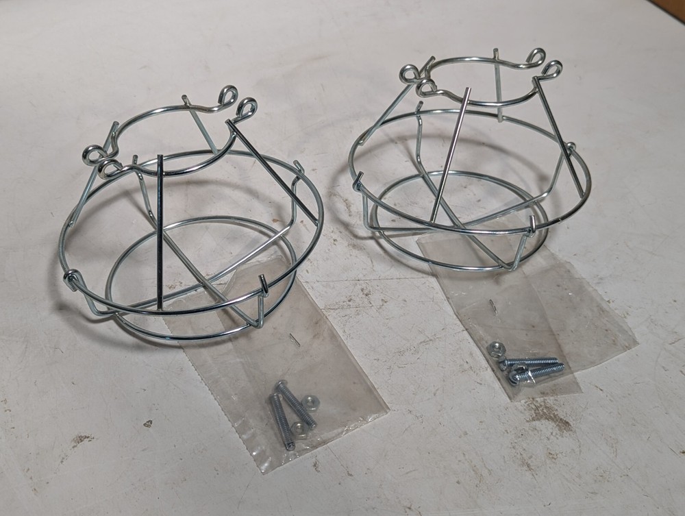 Pair of Stonco 3350 Universal Wireguard Cover for Par 38 Lampholder