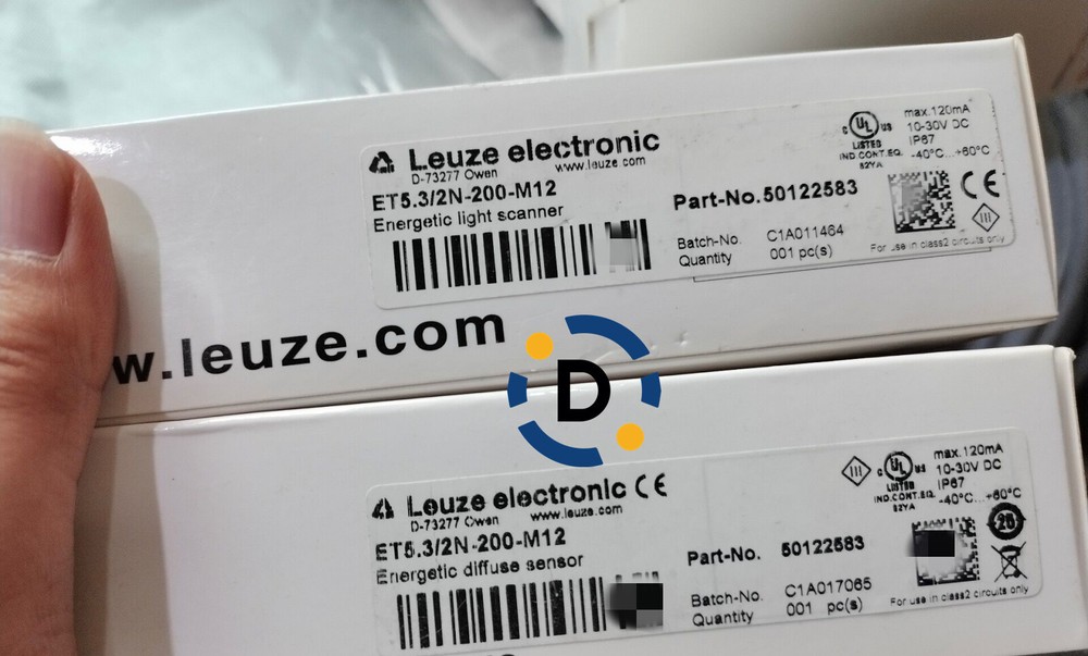 New leuze et5.3 2n 200 m12 Photoelectric Sensor