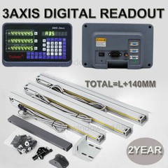 450&500&1000mm 3Axis Digital Readout TTL Linear Glass Scale DRO Milling Lathe,US