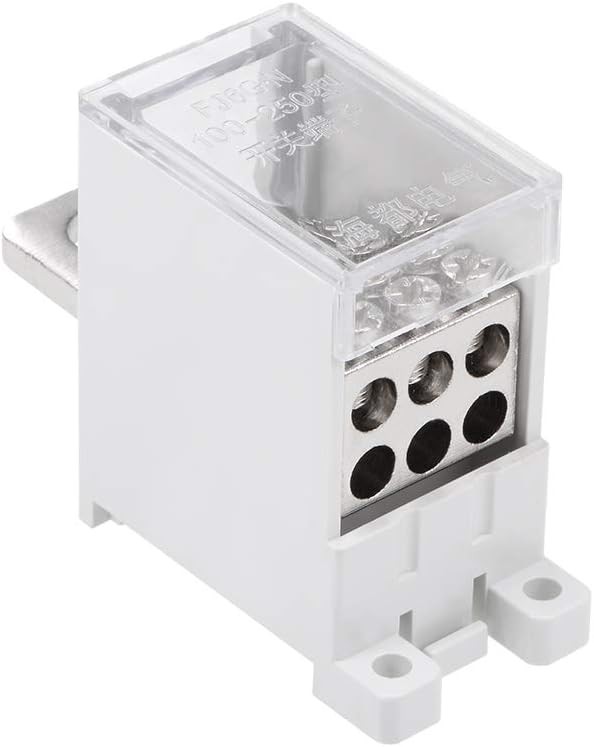 1 in 6 Out DIN Rail Terminal Block Distribution Block 690V 250A Max Input