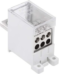 1 in 6 Out DIN Rail Terminal Block Distribution Block 690V 250A Max Input