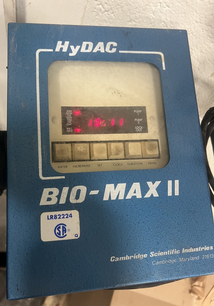 Hydac / Beta Technology #BIO-MAX II 016266 120VAC
