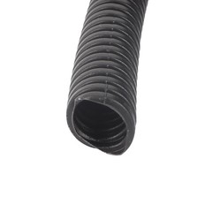 11 M 10×13 mm PVC Flexible Corrugated Conduit Tube for Garden,Office Black