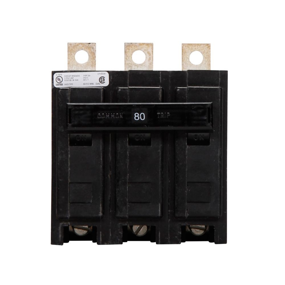 NIB – Eaton – BAB3080H – Eaton Quicklag Industrial Thermal-Magnetic Circuit