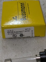 BUSSMANN GLR-2 FUSES 10KA 300VAC (LOT OF 5)
