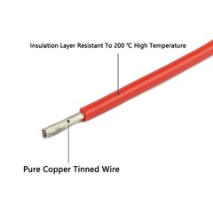 14AWG – 30AWG Gauge Flexible Colour Silicone Wire Tinned Copper Wire RC Cable