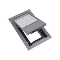 Midland Ross 664-CST-SW-GRY, Gray, Recessed Service Floor Box Cover, 1pc