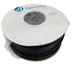 500′ Alpha Wire PVC 105 5 PVC1055 PVC Heatshrink Tubing #5 300V .186″ 4.72mm NEW