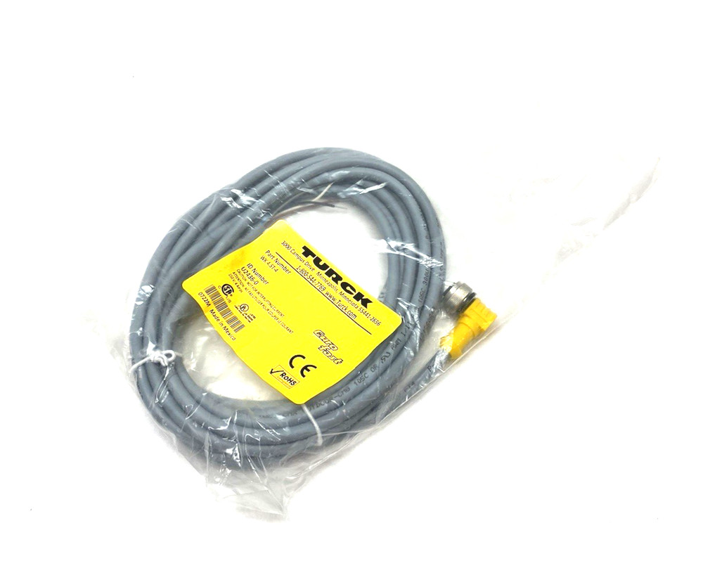 Turck WK 4.5T-4 Eurofast Single End Rt Angle Cordset U2436-0