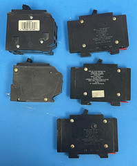 Cutler Hammer QCR1010, QCR1020, Square D HOM225,&GE Type RT-692 Circuit Breakers