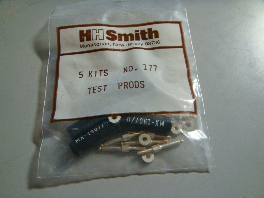 H H Smith No. 177 Test Prods MX-1907/U Tip Plug (package of five) -Free Shipping