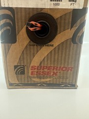 Superior Essex 12-311-36 2×22 Temp Drop Wire 1000 PB Orange (1000 Foot Box)