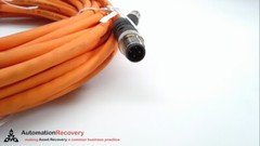 HIRSCHMANN M224THFSTMN10.0M ORANGE DOUBLE-ENDED CORDSET, M12 #277406