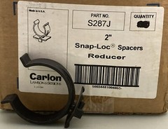 NEW CARLON S287J Duct Spacer Reducer, 2″, High Impact Styrene