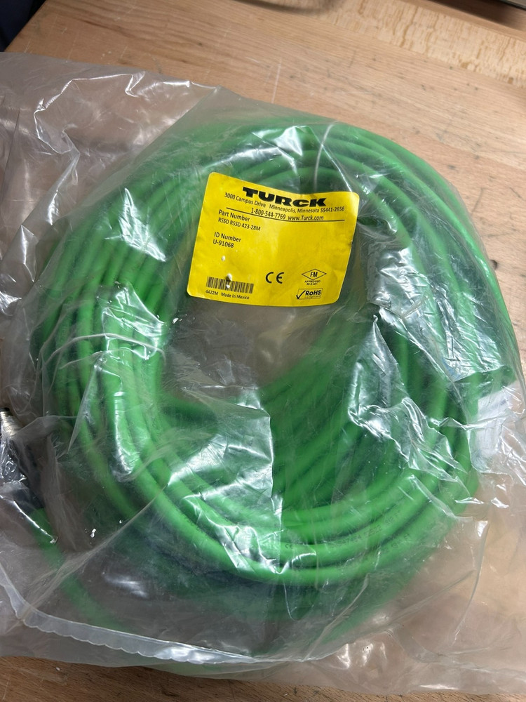 TURCK RSSD RSSD 423-28M, PROFINET INDUSTRIAL ETHERNET CABLE, U-91068-NEW