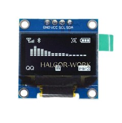 1PCS White 0.96″” I2C IIC Serial 128X64 OLED LCD LED Display Module